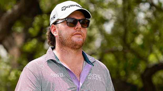 Harry Higgs is pictured during the 2023 Valero Texas Open.